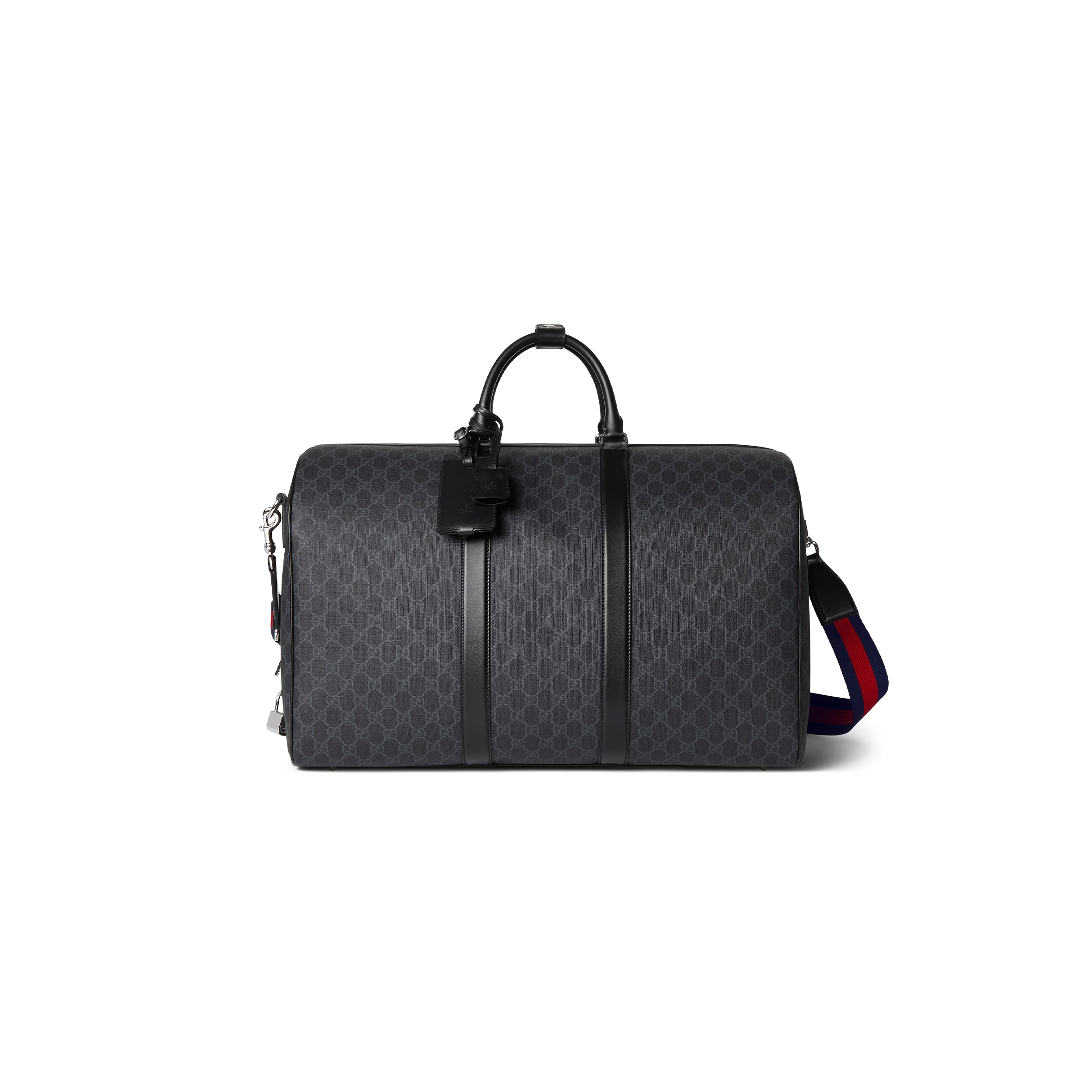 GUCCI GG BLACK LARGE DUFFLE BAG 792075 (52*33*28cm) GUCCI GG BLACK LARGE DUFFLE BAG 792075 (52*33*28cm)